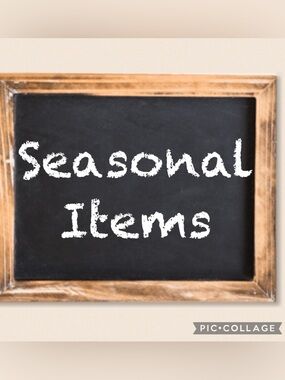 PROMOTIONAL SIGNAGE DO NOT PURCHASE-Seasonal Items below this listing